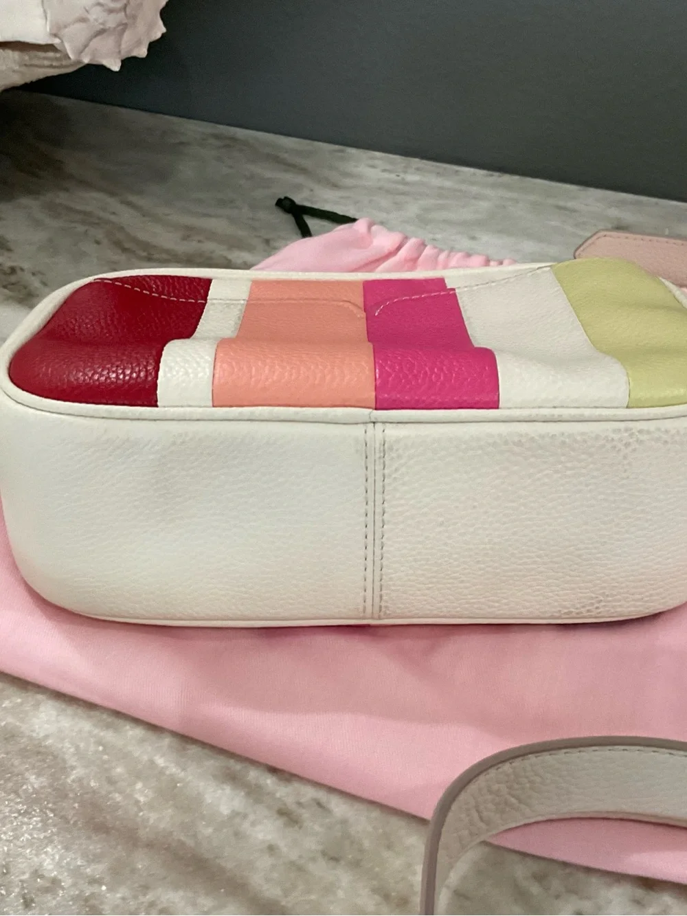 kate spade Astrid Camera Bag Striped Leather Crossbody